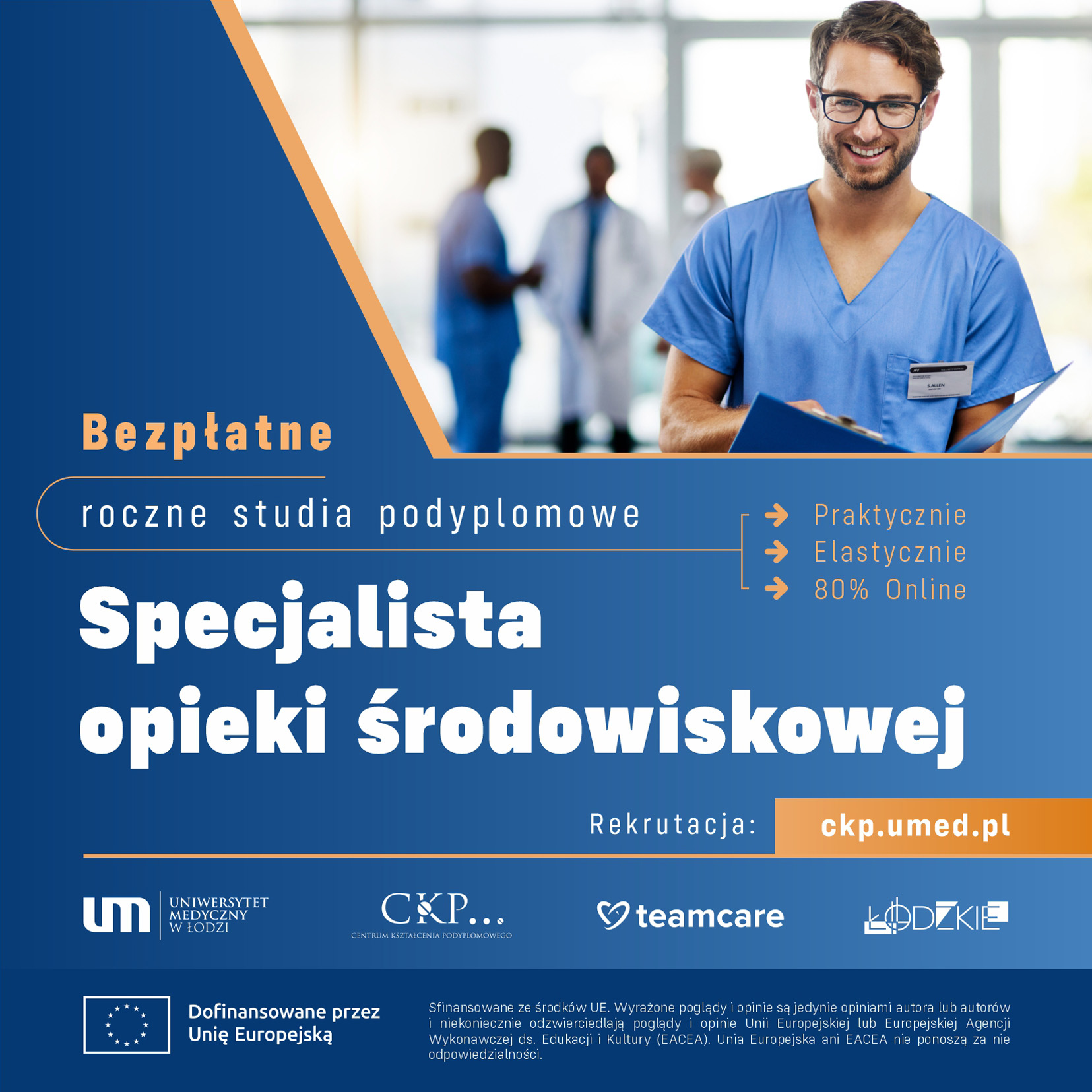 Specjalista ds. opieki środowiskowej – nowe studia podyplomowe finansowane w całości ze środków Unii Europejskiej