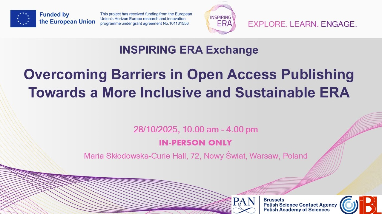 INSPIRING ERA Exchange w Warszawie – 28 października 2025 r.