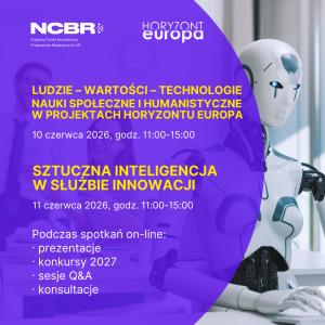 Nauki społeczne i humanistyczne w projektach Horyzontu Europa [Webinarium]